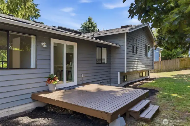 Come enjoy the brand new deck.