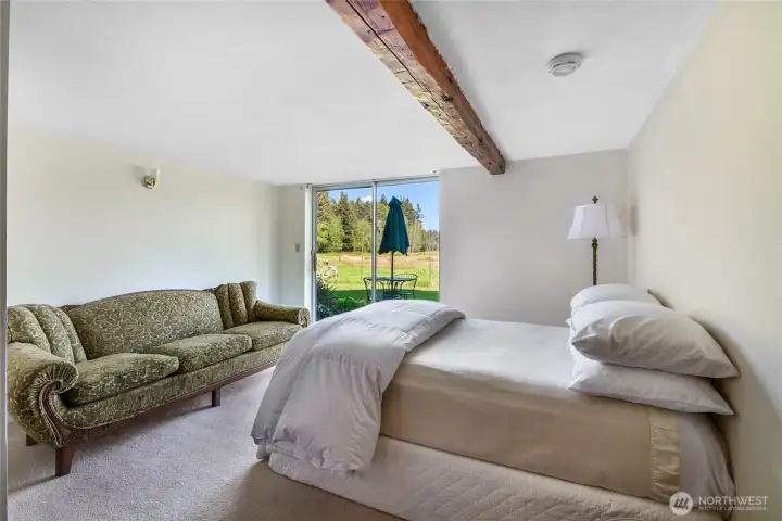 Family room on lower level