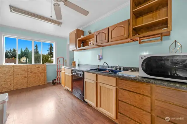 Upstairs kitchen