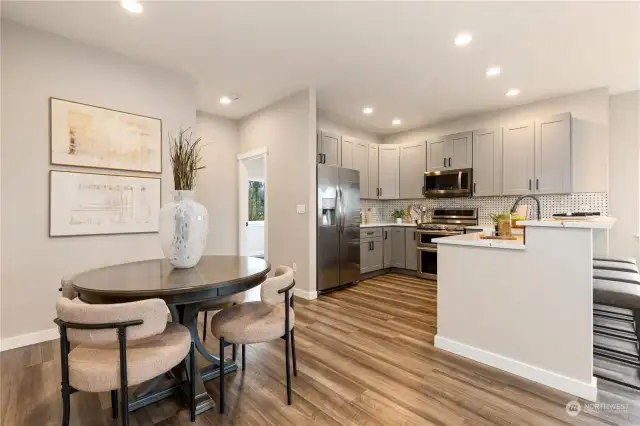 kitchen / dining area.