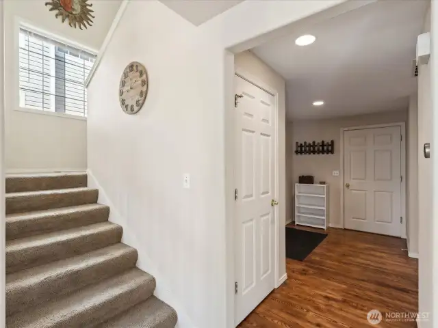 Stairs lead up to Primary Bedroom w/ gorgeous 5-pc Bath +2 more spacious Bedrooms +full Bathroom #2.