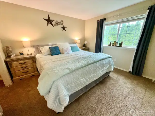 Primary Bedroom is spacious with large Closet, sumptuous 5-pc Bath w/ soaking Tub & separate Shower, dual vanity +adjoining Bonus Room/Workout/Den.