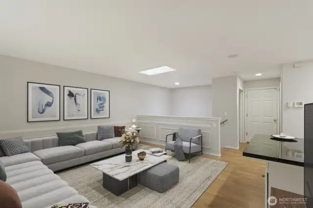 Virtually-Staged and great for entertaining...or a media room!