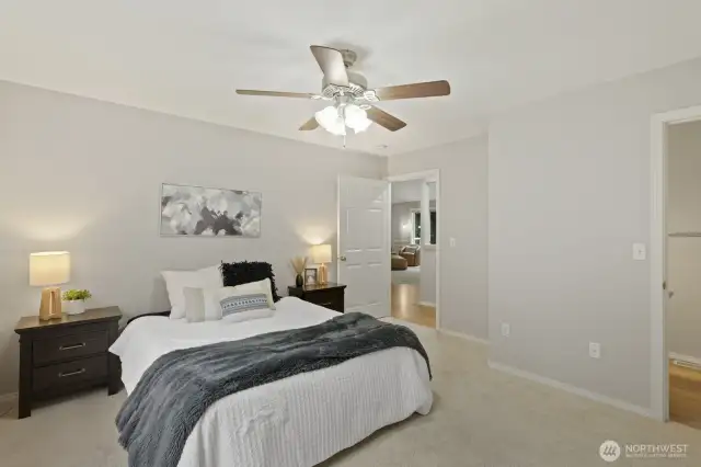 Here's your 2nd primary bedroom...downstairs...