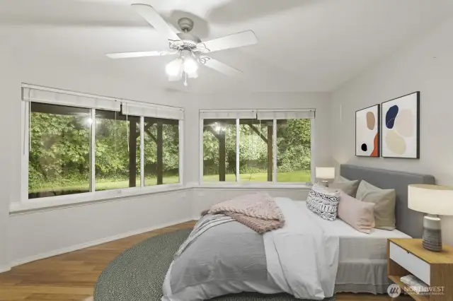 Virtually-Staged with lots of natural light...
