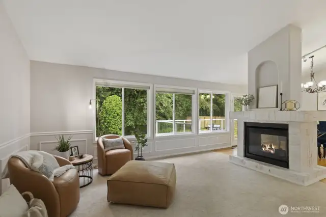 Great open concept living room...