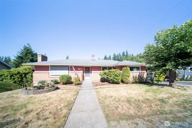 Front of the house.