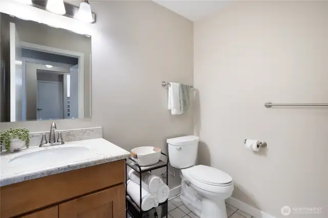 3/4 bath downstairs