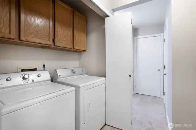 W/D lower level with storage