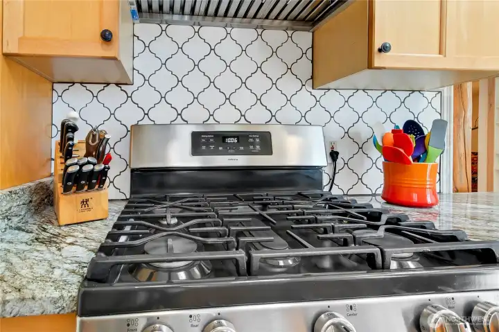 Gas Stove & Convection Oven
