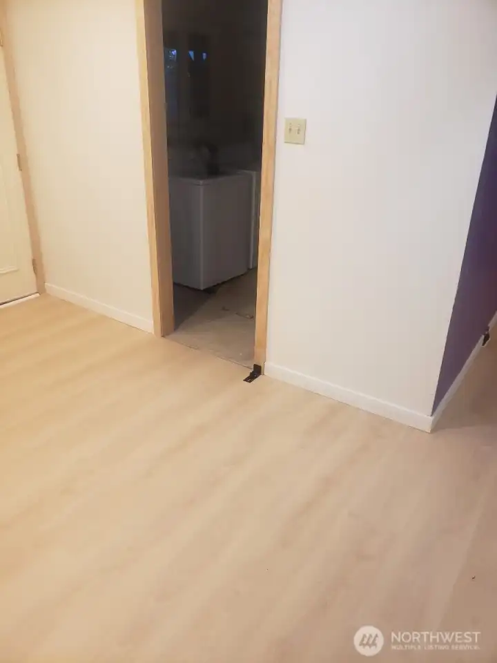 New Flooring Installed 10/24/25 in basement