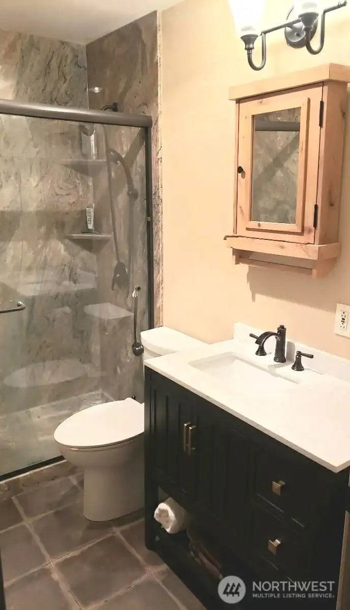 New Vanity Installed adding counter space and storage