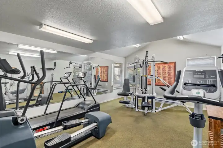 No need for a gym membership, you have your very own just steps away! Gym comes equipped with cardio and weight machines for a full body workout.
