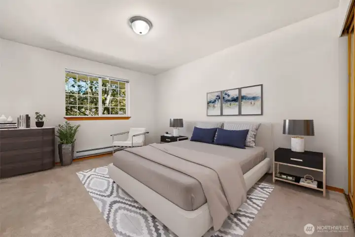 Virutally Stage Bedroom 2.