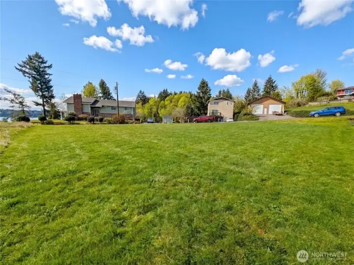 Taken from the SW Corner of the lot looking toward the east. (Sky digitally enhanced)