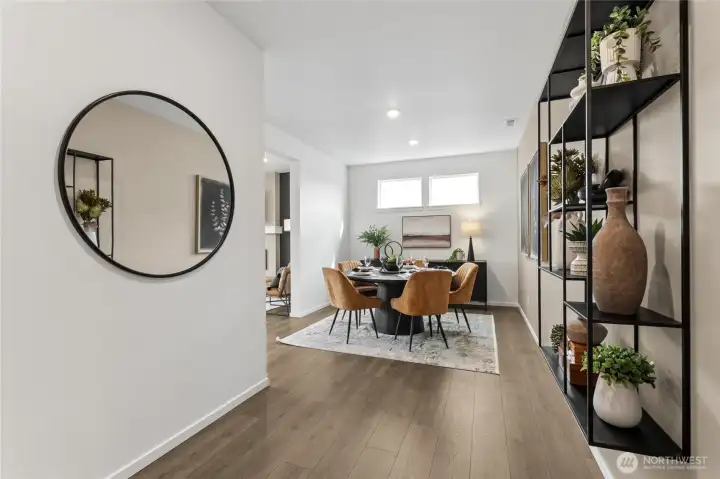 Formal Dining area or hosting. Photos are for representational purposes only, colors, elevation and features may vary.