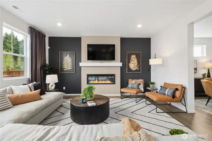 Huge living room area for hosting and gathering. Photos are for representational purposes only, colors, elevation and features may vary.