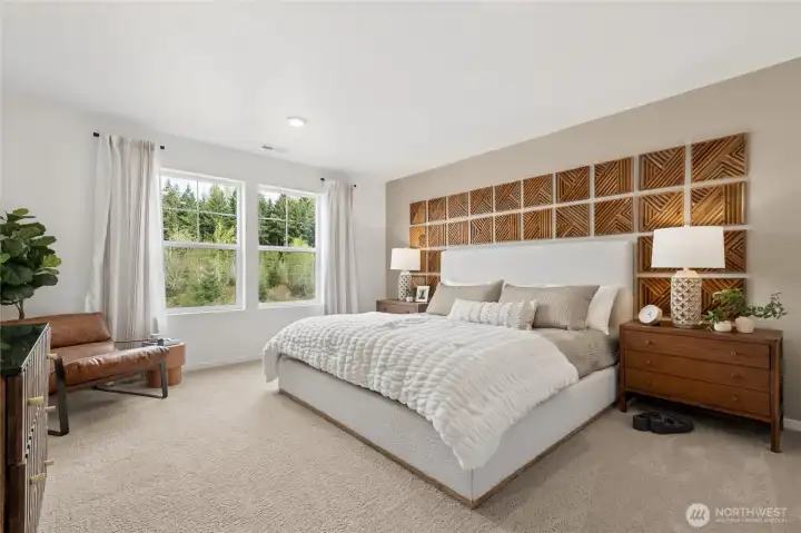 Primary Bedroom. Photos are for representational purposes only, colors, elevation and features may vary.