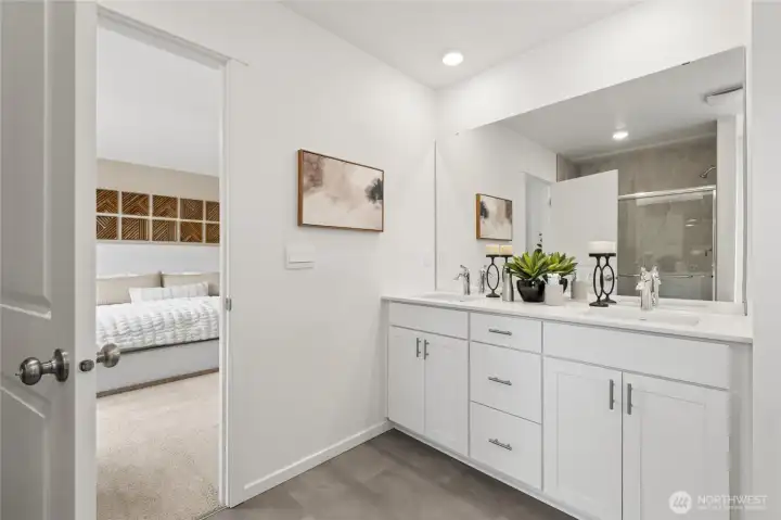 Primary Bathroom - Photos are for representational purposes only, colors, elevation and features may vary.