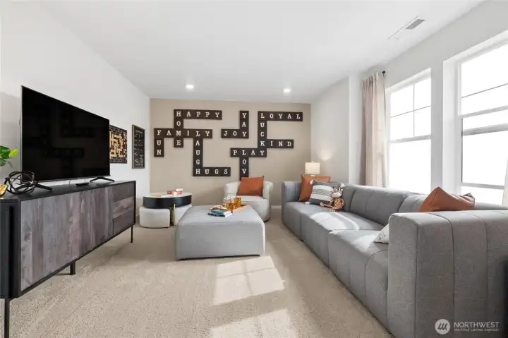 Bedroom/Bonus Room - Photos are for representational purposes only, colors, elevation and features may vary.