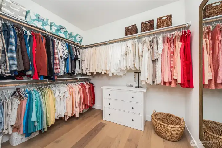 Primary Walk-in Closet
