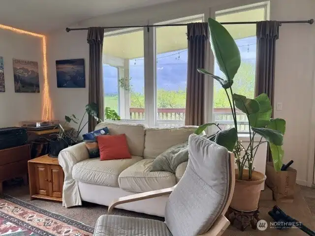 Sitting area in large living room