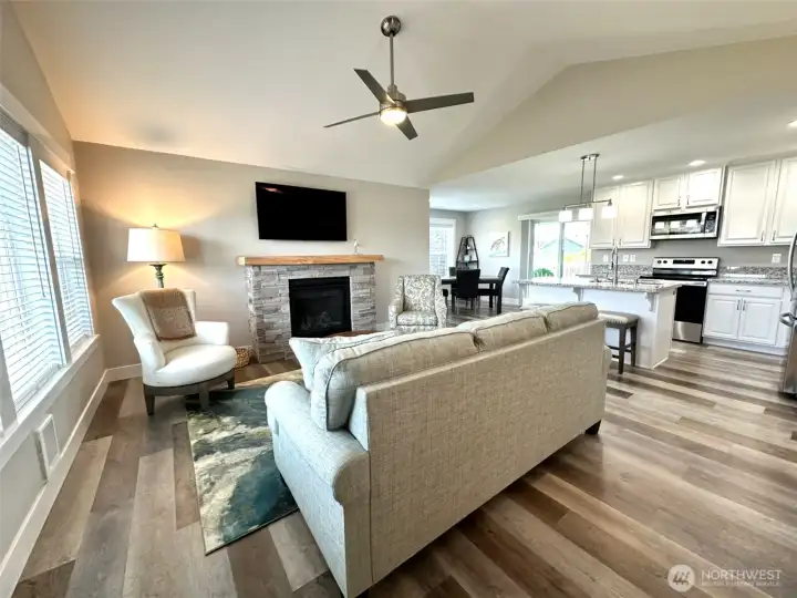 Beautiful light and bright Open Concept Beach Living