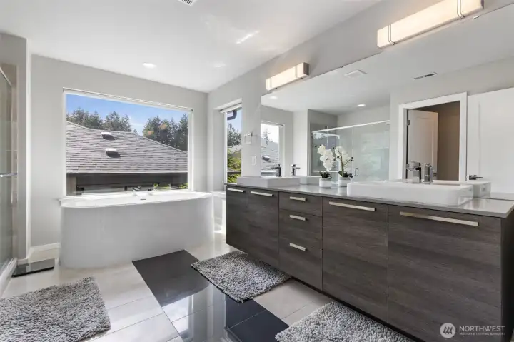 Spa like bathroom