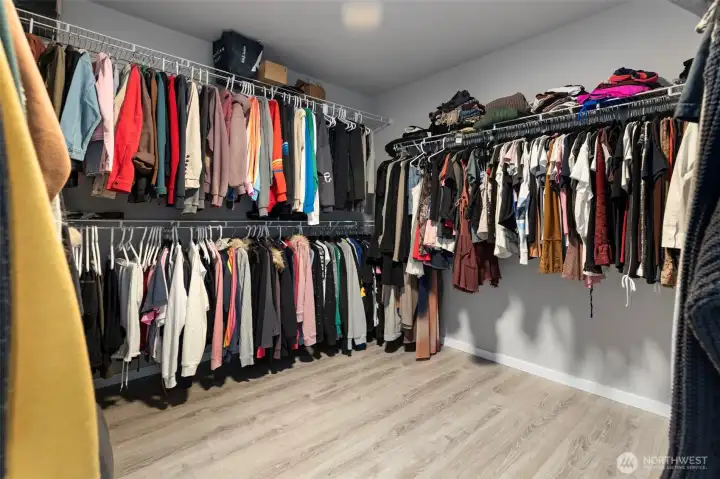 Large walk-in closet