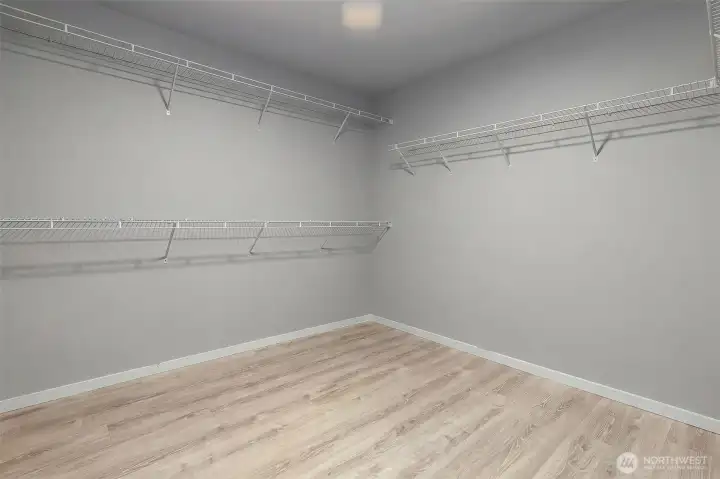 Large walk in closet Large walk in closet