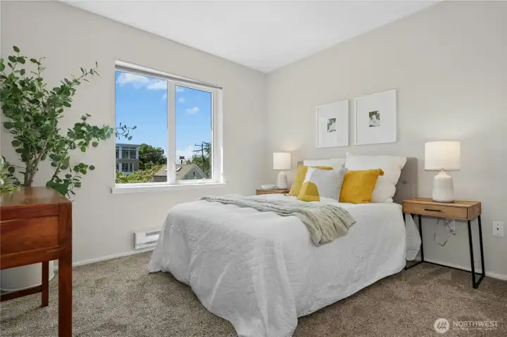 2nd bedroom with walk-in closet