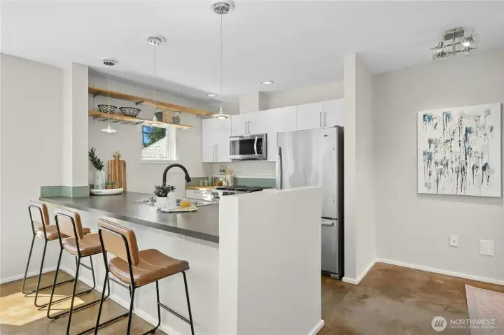 Breakfast bar
