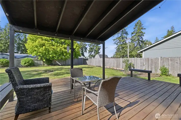 Covered patio