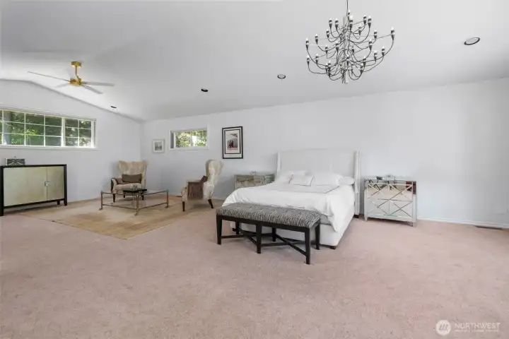Note: Vaulted Ceiling