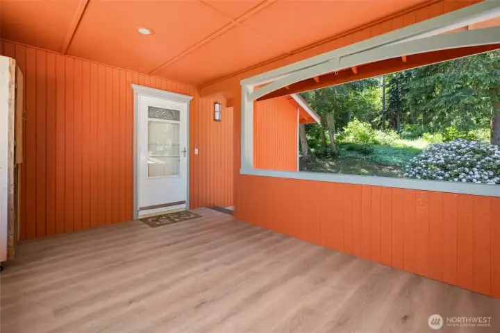 Upstairs breezeway to Accessory Dwelling Unit.