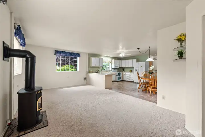 Open and spacious floorplan awaits you every time you walk in.