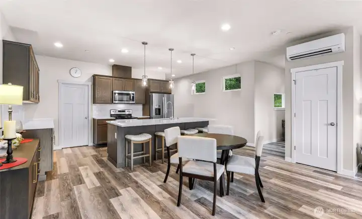 Stainless appliances and spacious island Stainless appliances and spacious island