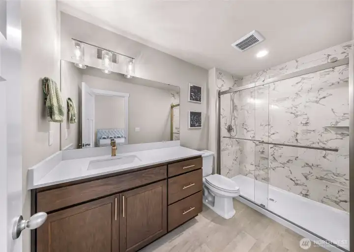 Primary bathroom Primary bathroom