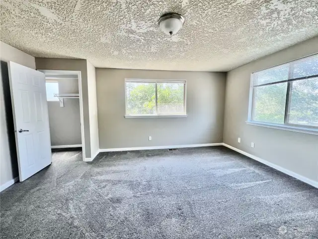 Master Bedroom with walk-in closet