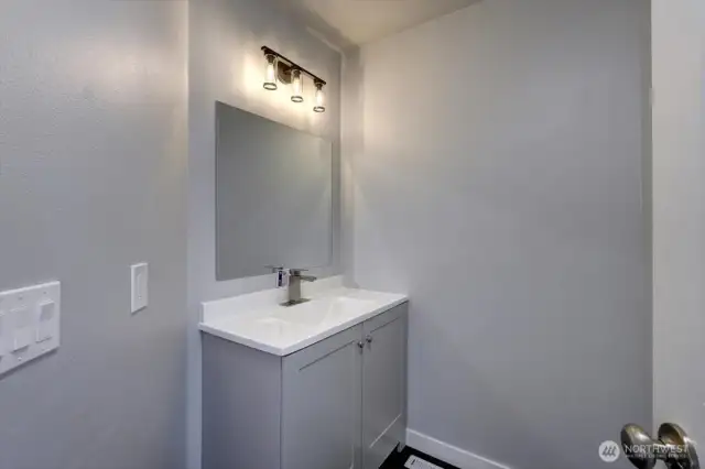Half bath main floor