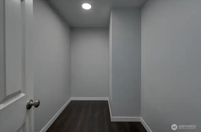Main floor closet & storage area