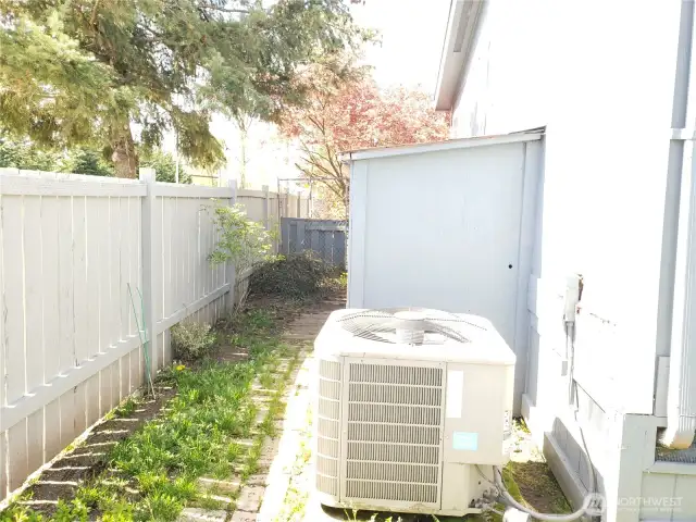 Picture of the Heat Pump for Air Conditioning.