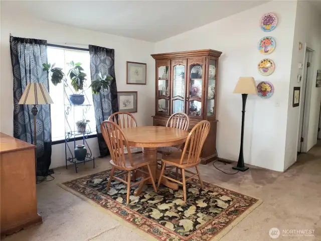 View of the Extra Living Room off the Kitchen but can be used as a Dining Room.