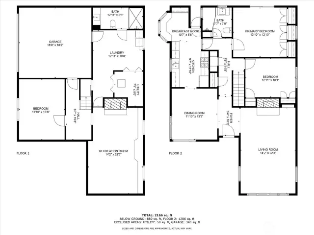 1st & 2nd Floor, Floor plan