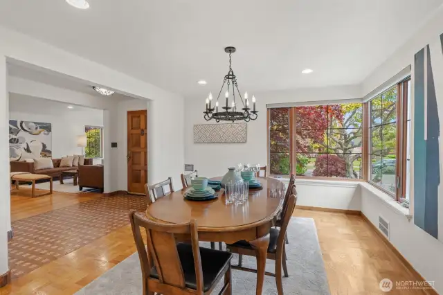 Dinning Room w/ view of the large living room