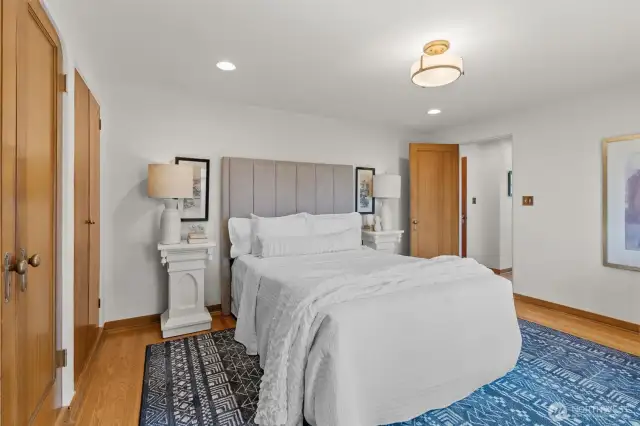 Primary Bedroom w/ 3 very large closets