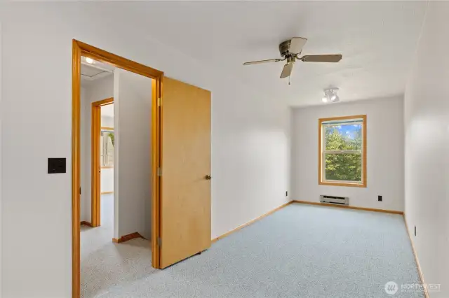 This could function as a third sleeping space, has been used as office space in the past.