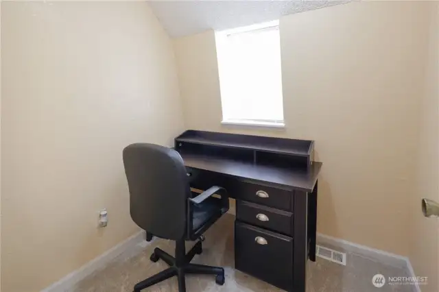 Bonus space upstairs that can be used for office