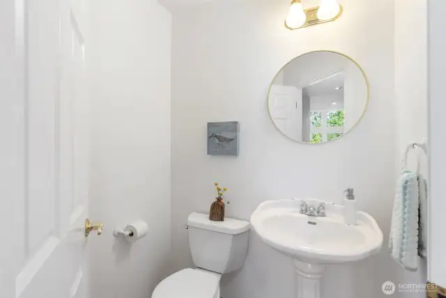 Main floor powder room.