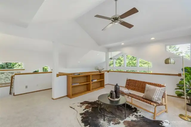 Upper level loft.